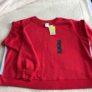 Target Red Crew Neck Sweatshirt
